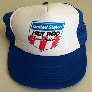 Vintage U.S Hot Rod Association Trucker Hat